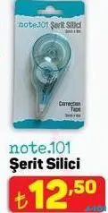 NOTE 101 ŞERİT SİLİCİ indirimli fiyat NOTE 101 ŞERİT SİLİCİ fiyat ve kampanya bilgisi